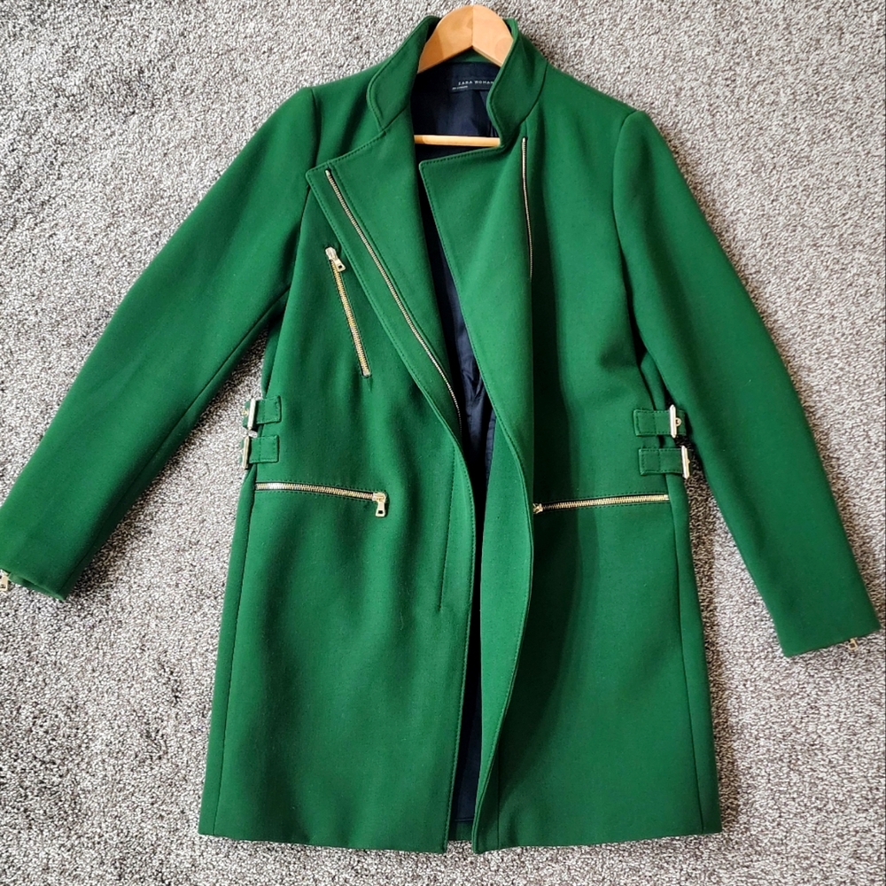 Zara Woman Green Blazer